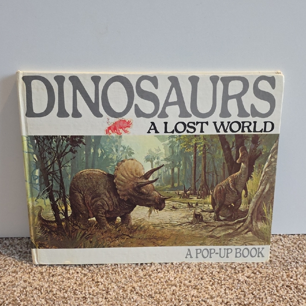 Vintage Pop Up Book - Dinosaurs A Lost World Pop-Up Book